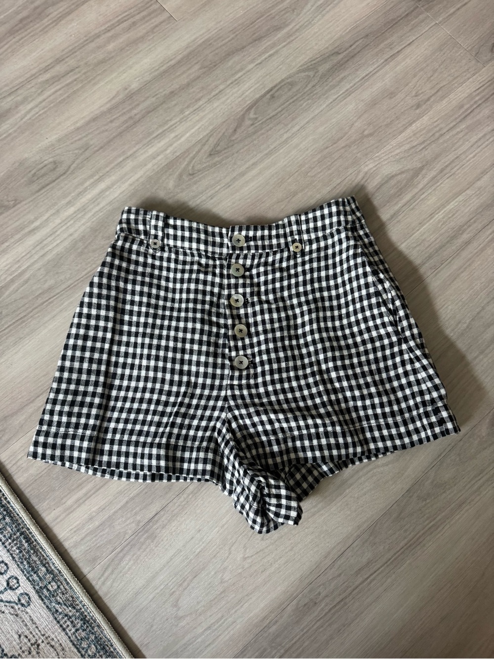 Reformation Gingham Shorts